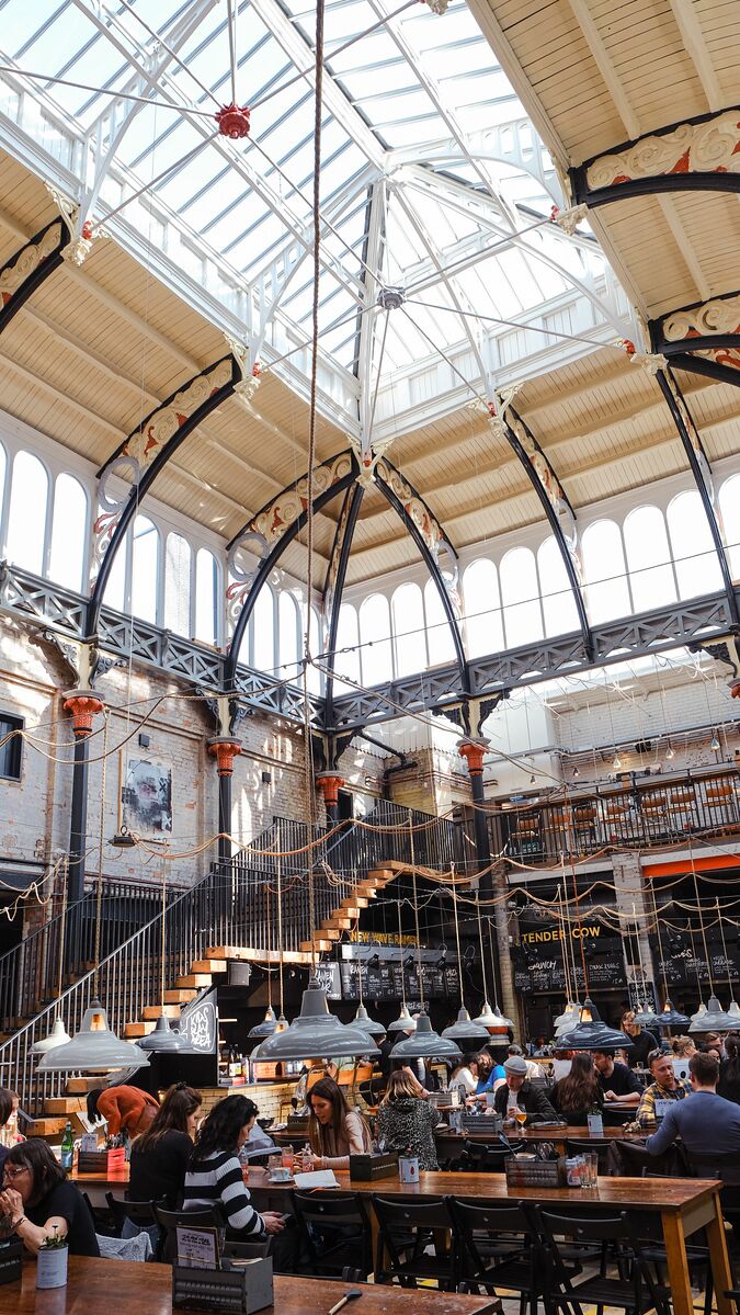 The grand hall at Mackie Mayor